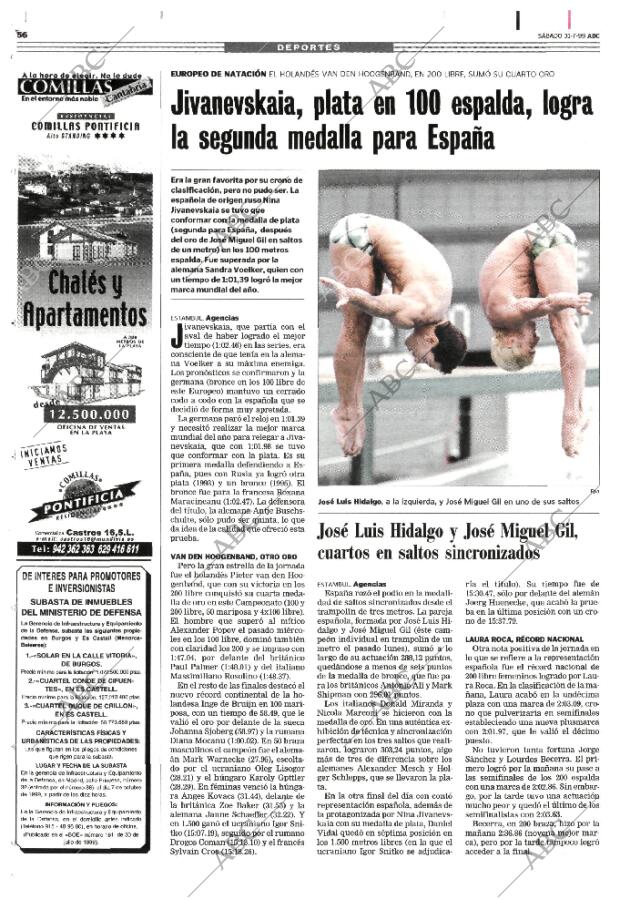 ABC MADRID 31-07-1999 página 56