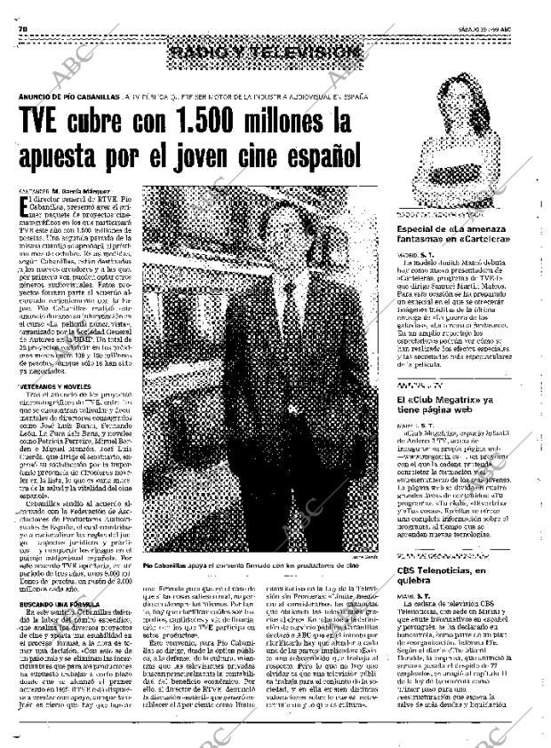 ABC MADRID 31-07-1999 página 70