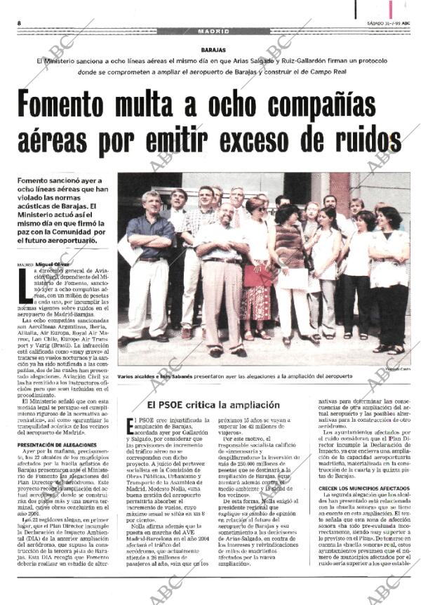 ABC MADRID 31-07-1999 página 84