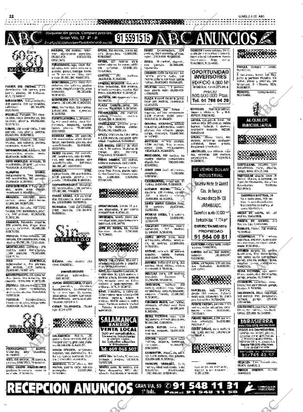 ABC MADRID 02-08-1999 página 82