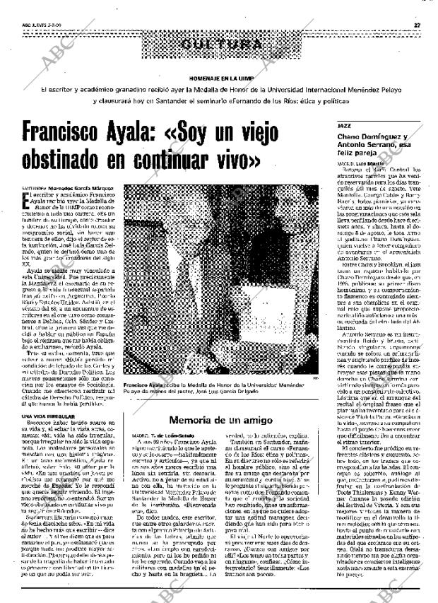 ABC MADRID 05-08-1999 página 27