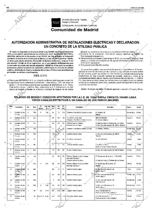 ABC MADRID 05-08-1999 página 44