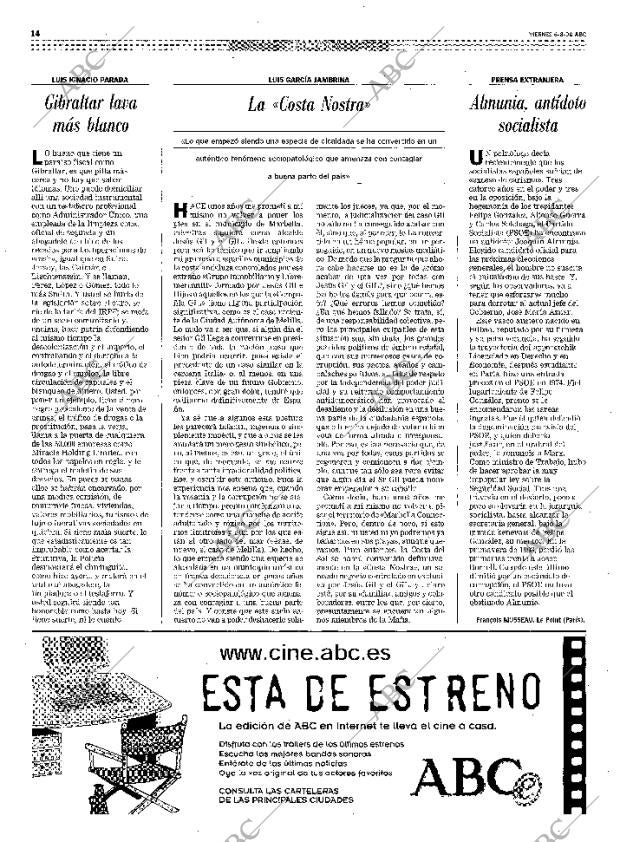 ABC MADRID 06-08-1999 página 14