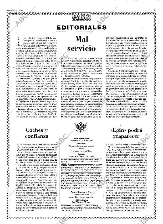 ABC MADRID 07-08-1999 página 11
