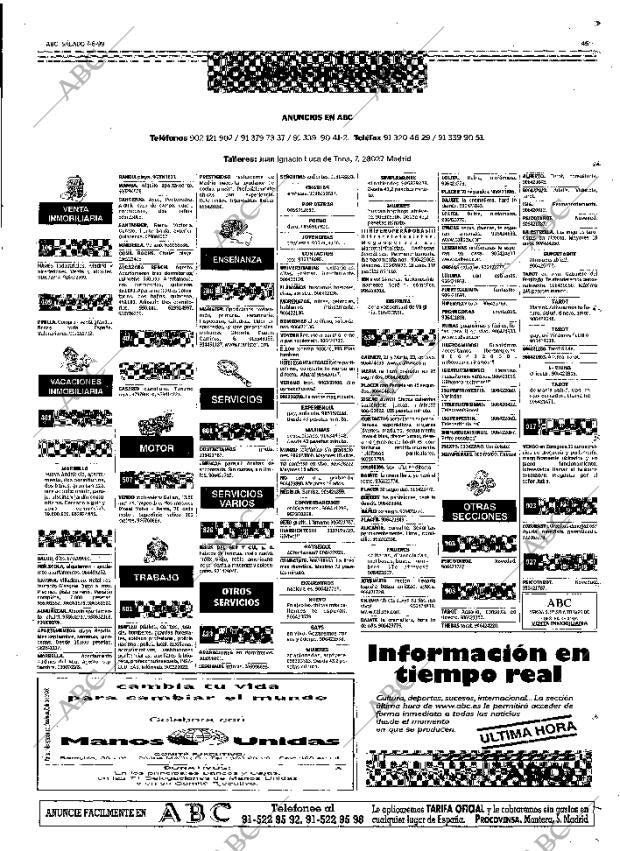 ABC MADRID 07-08-1999 página 45