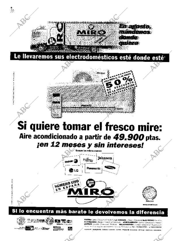 ABC MADRID 07-08-1999 página 8