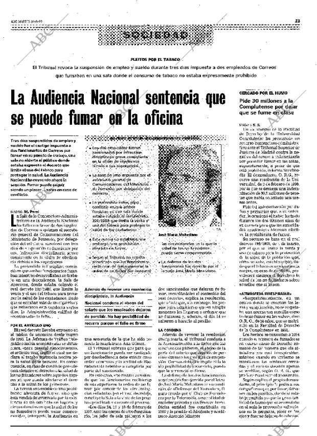 ABC MADRID 10-08-1999 página 23