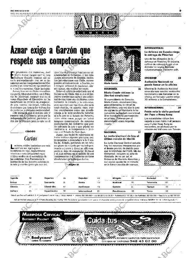 ABC MADRID 10-08-1999 página 9