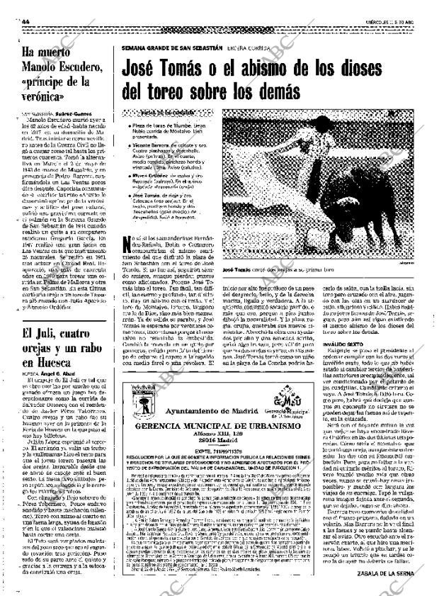 ABC MADRID 11-08-1999 página 44