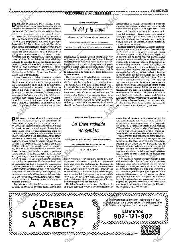 ABC MADRID 13-08-1999 página 12