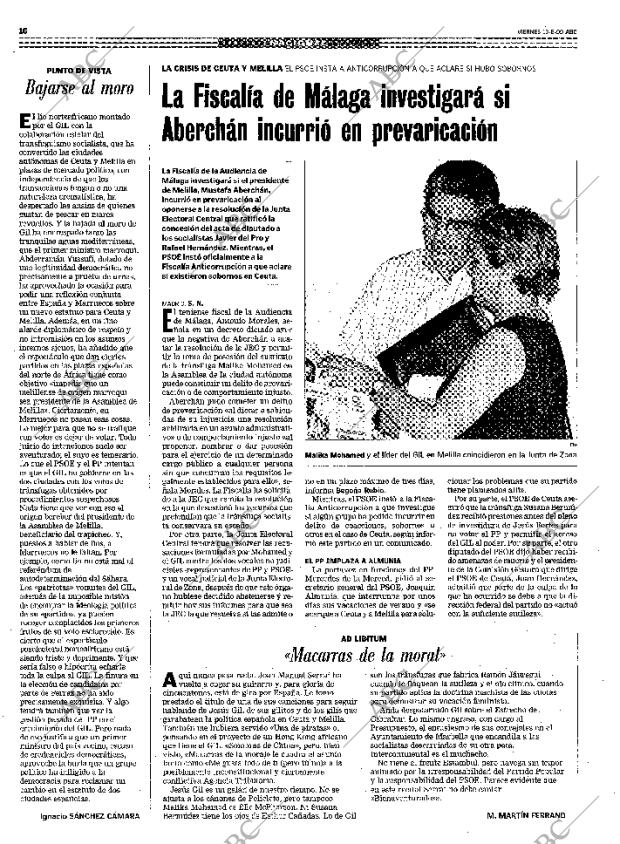 ABC MADRID 13-08-1999 página 16