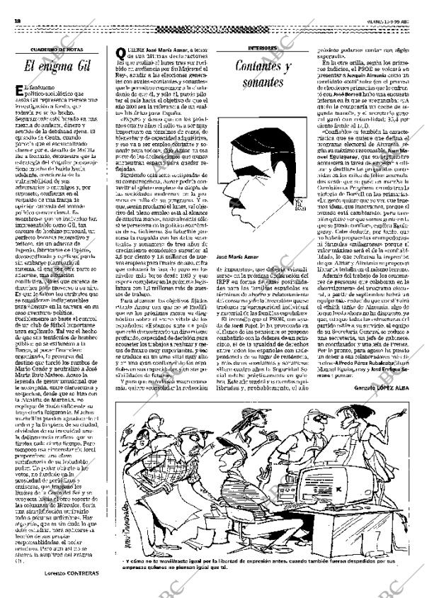 ABC MADRID 13-08-1999 página 18