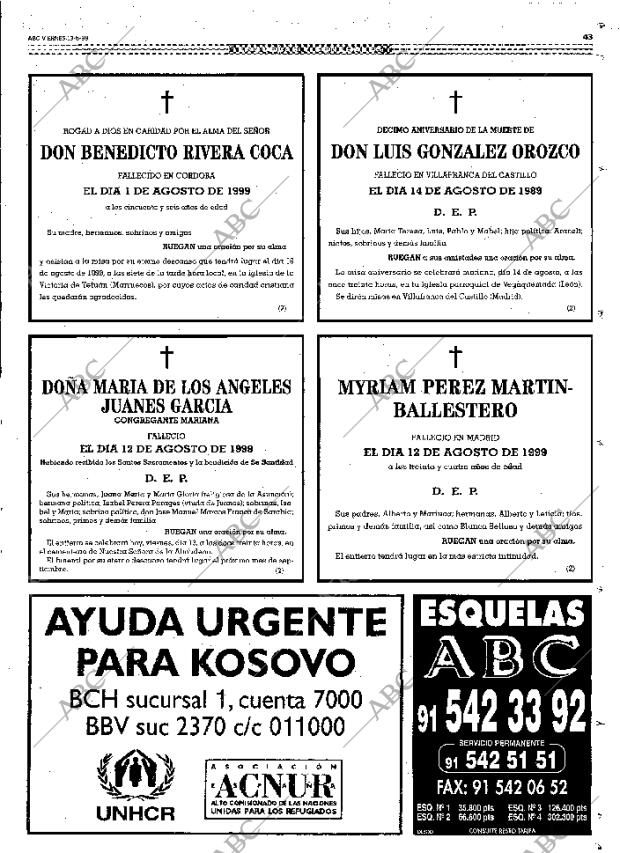 ABC MADRID 13-08-1999 página 43