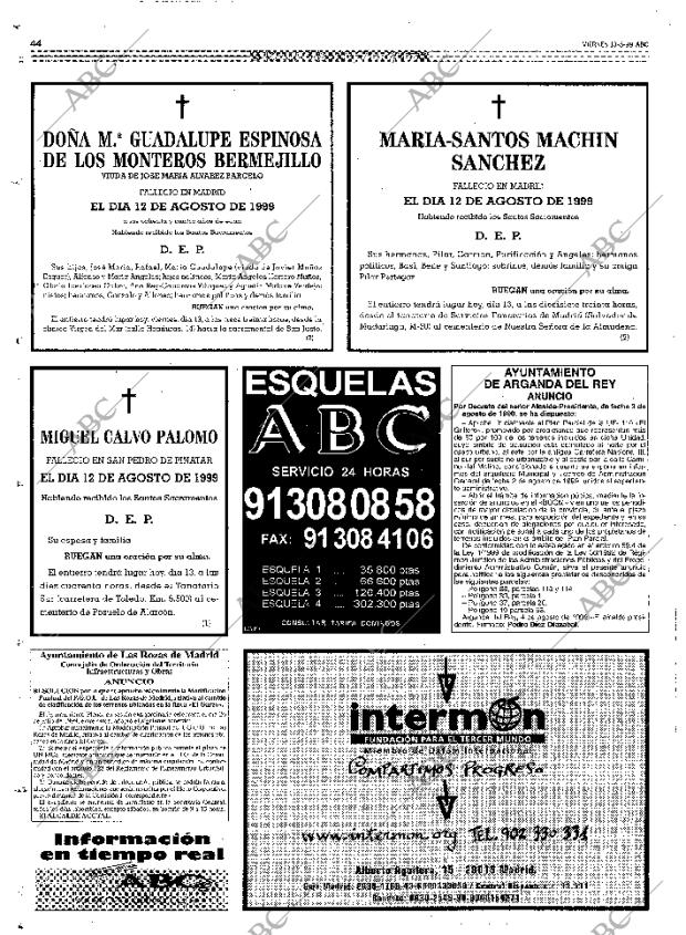 ABC MADRID 13-08-1999 página 44