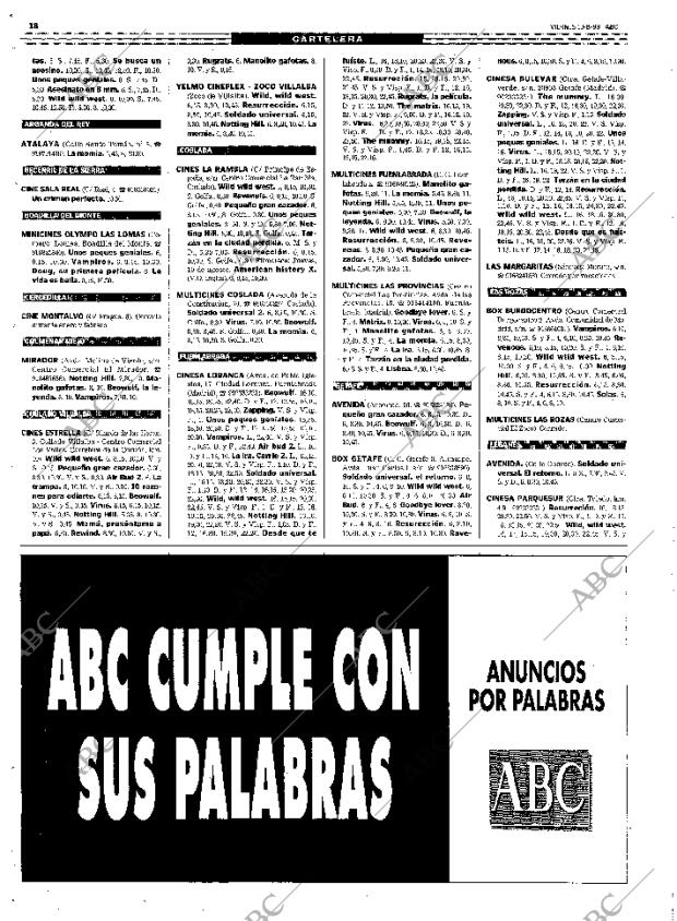 ABC MADRID 13-08-1999 página 74