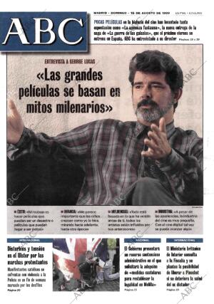 ABC MADRID 15-08-1999 página 1