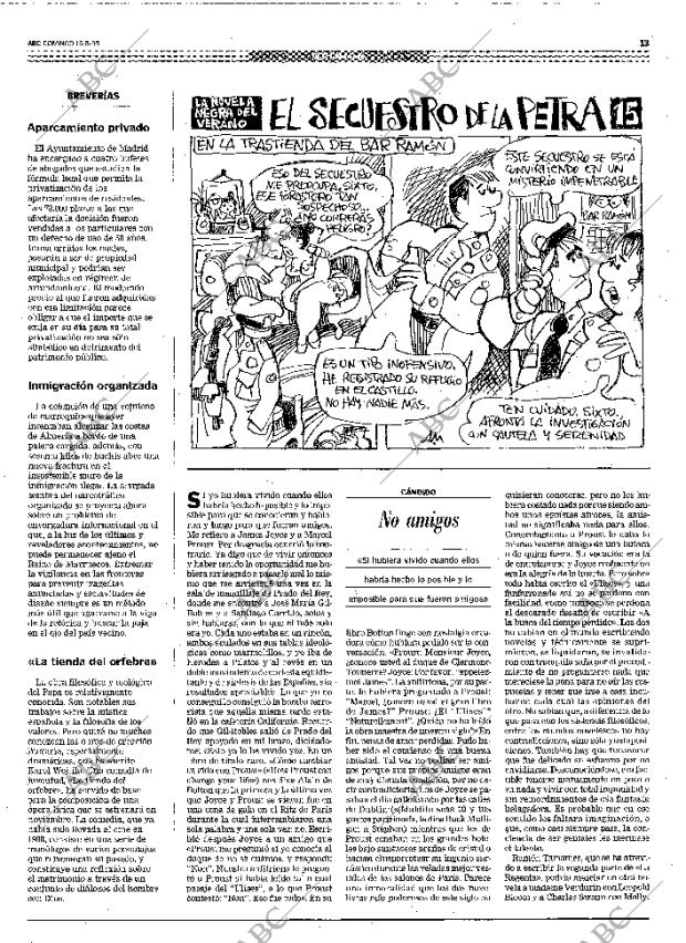 ABC MADRID 15-08-1999 página 13