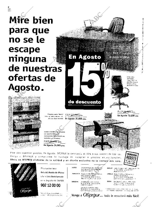 ABC MADRID 15-08-1999 página 2