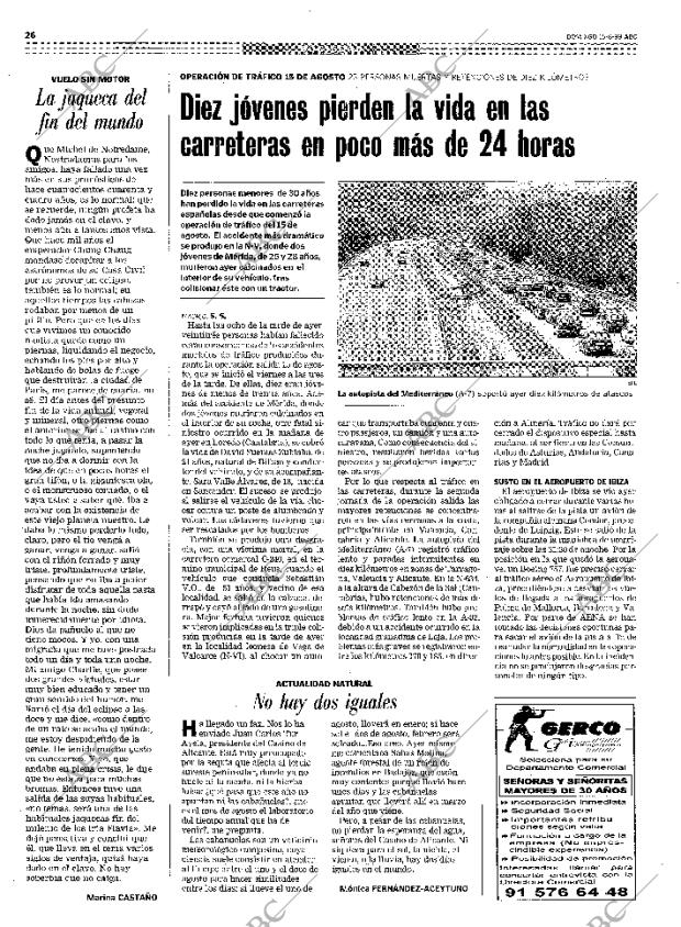 ABC MADRID 15-08-1999 página 26