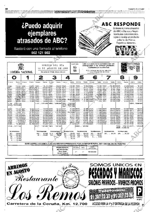 ABC MADRID 15-08-1999 página 48