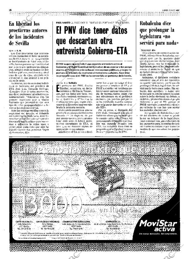 ABC SEVILLA 23-08-1999 página 16