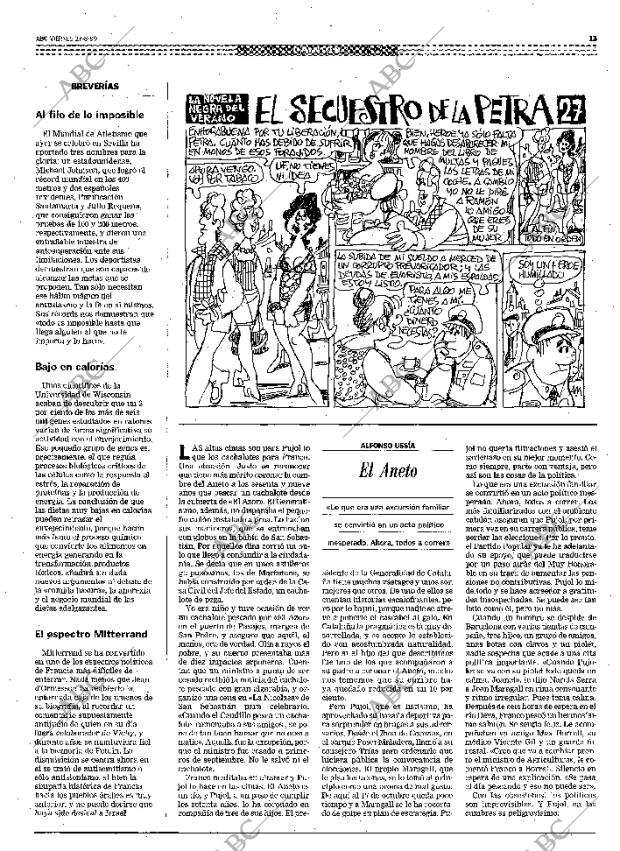 ABC MADRID 27-08-1999 página 13