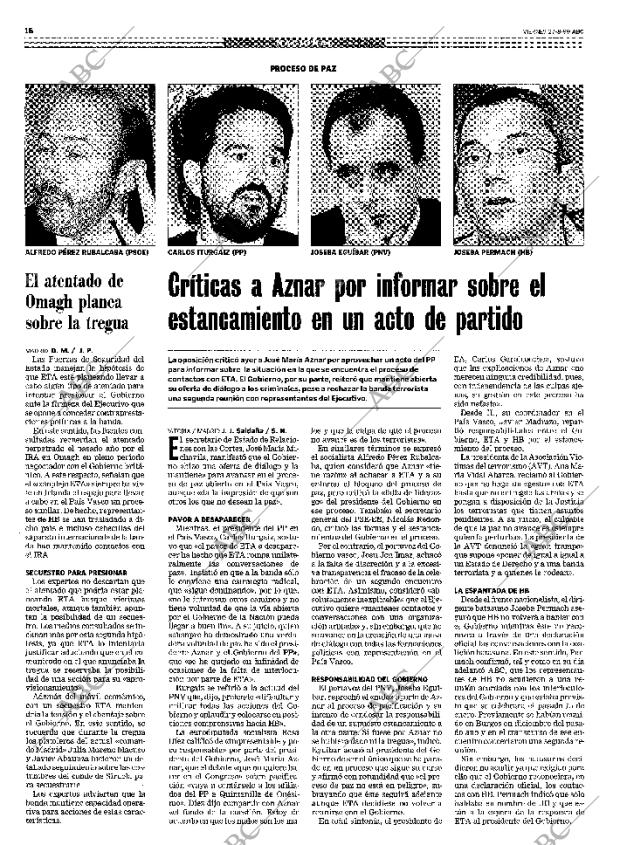ABC MADRID 27-08-1999 página 16