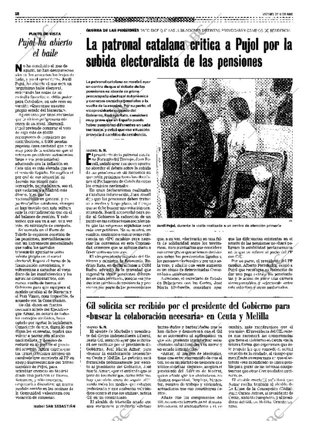 ABC MADRID 27-08-1999 página 18