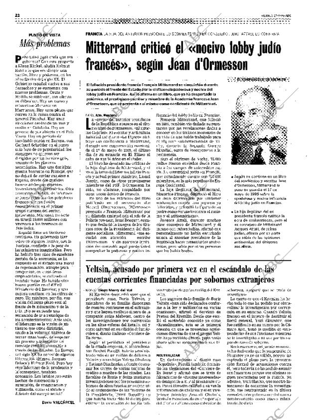 ABC MADRID 27-08-1999 página 22