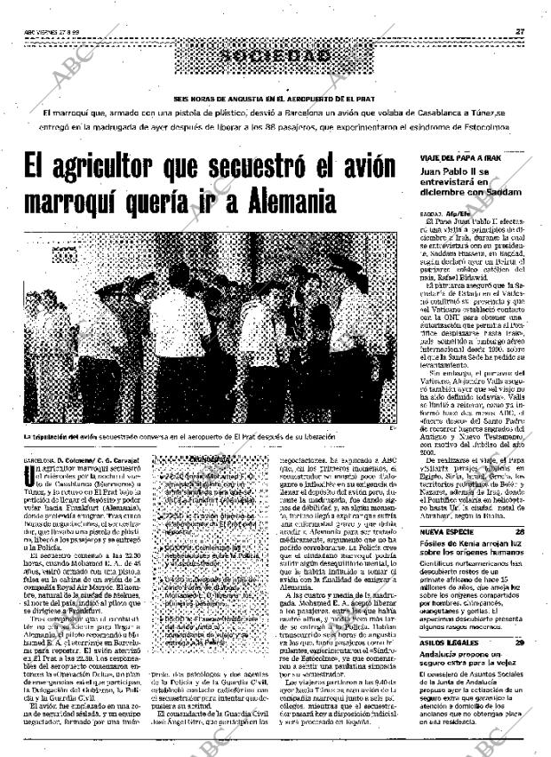 ABC MADRID 27-08-1999 página 27
