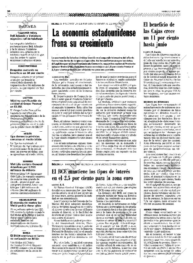 ABC MADRID 27-08-1999 página 34