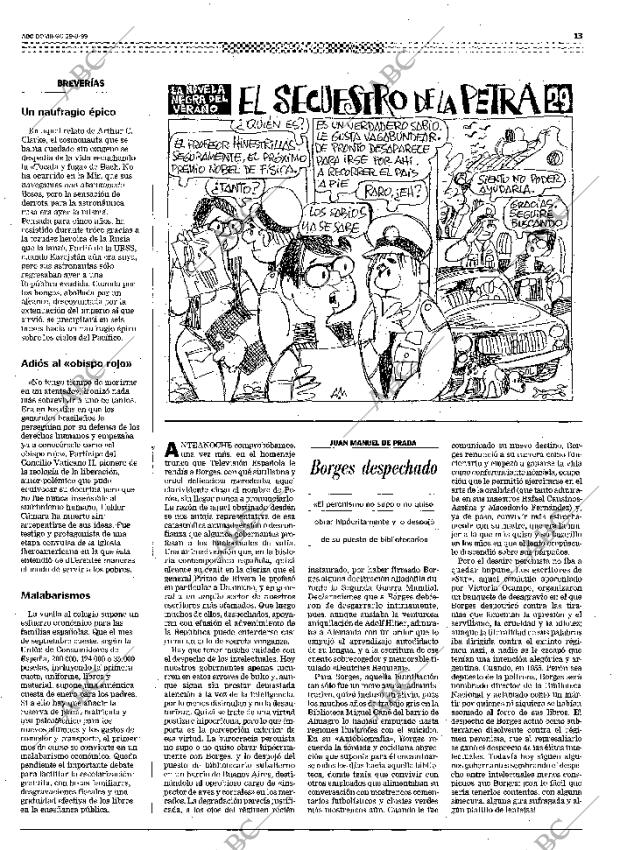 ABC MADRID 29-08-1999 página 13