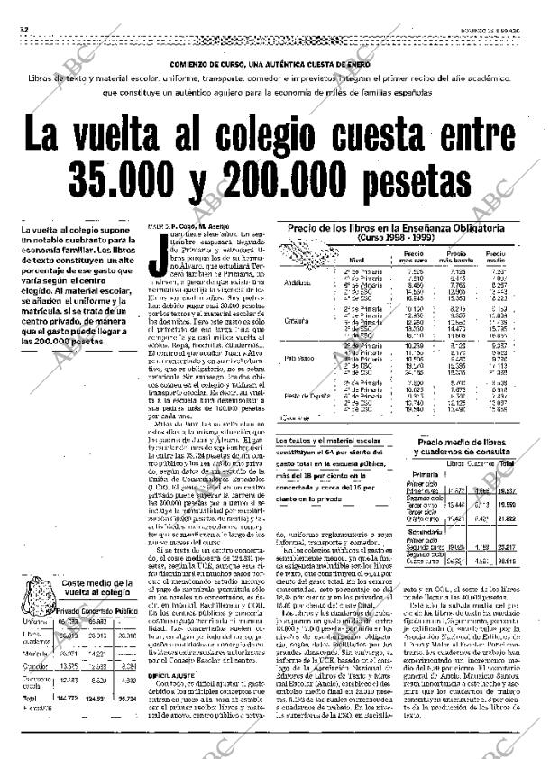 ABC MADRID 29-08-1999 página 32