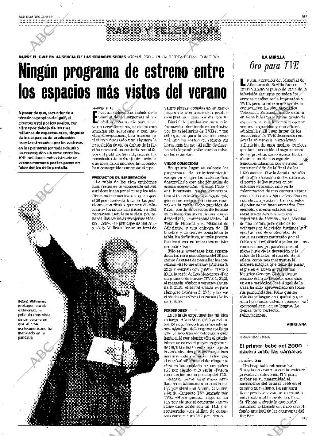 ABC MADRID 29-08-1999 página 67