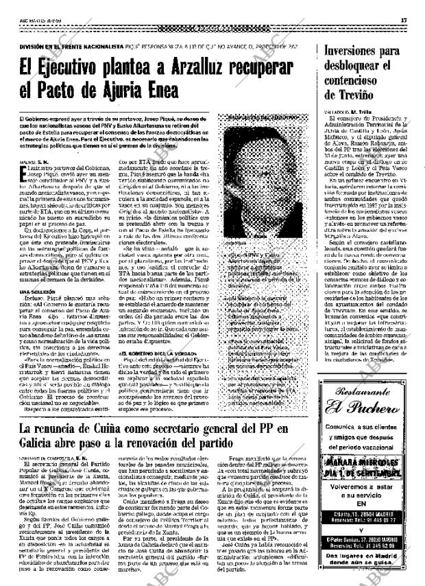 ABC MADRID 31-08-1999 página 17