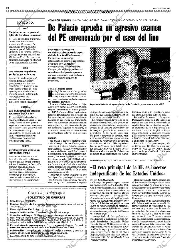 ABC MADRID 31-08-1999 página 22