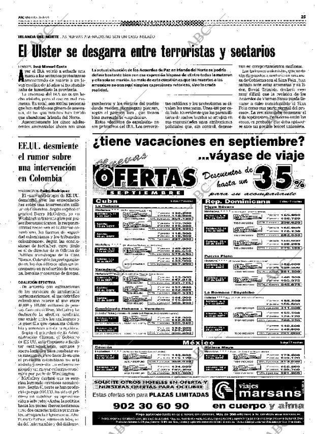 ABC MADRID 31-08-1999 página 25