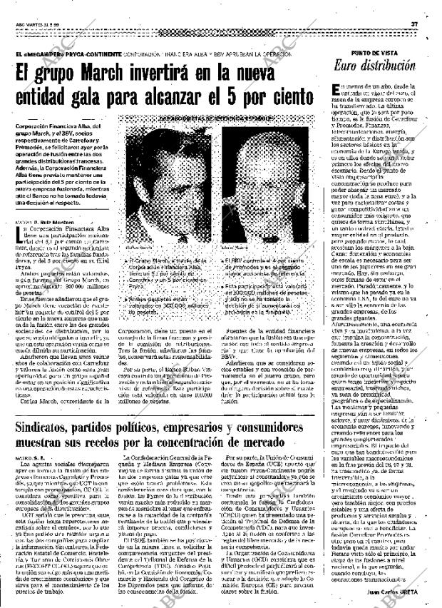 ABC MADRID 31-08-1999 página 37