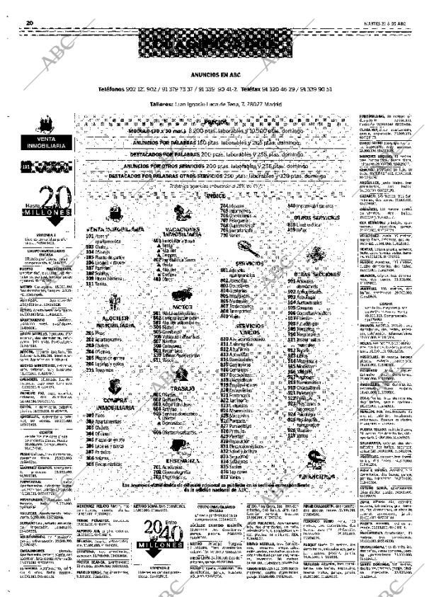 ABC MADRID 31-08-1999 página 84