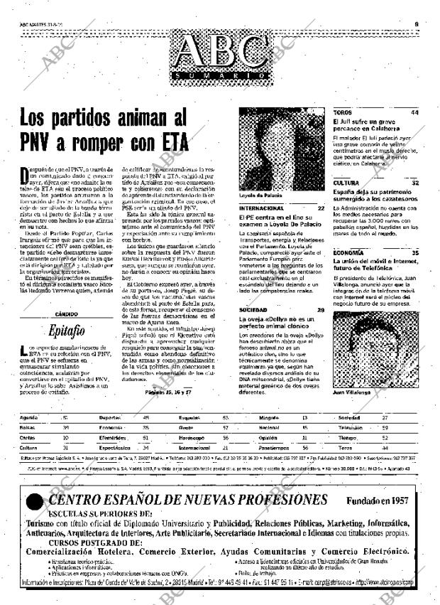 ABC MADRID 31-08-1999 página 9