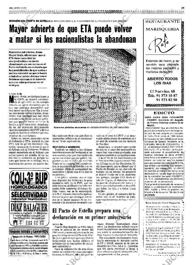 ABC MADRID 02-09-1999 página 23