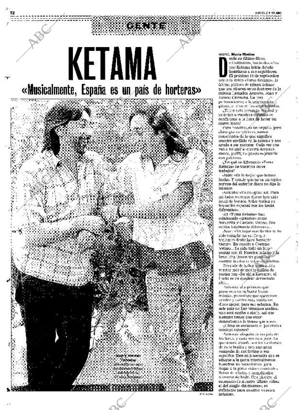 ABC MADRID 02-09-1999 página 72