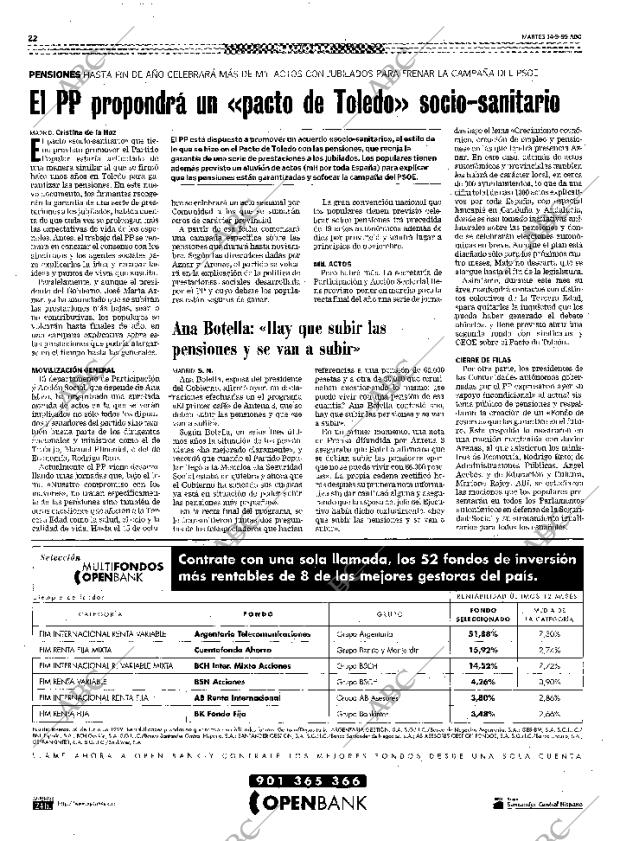 ABC MADRID 14-09-1999 página 22