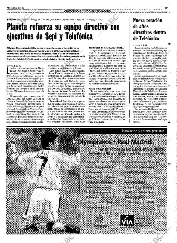 ABC MADRID 14-09-1999 página 59