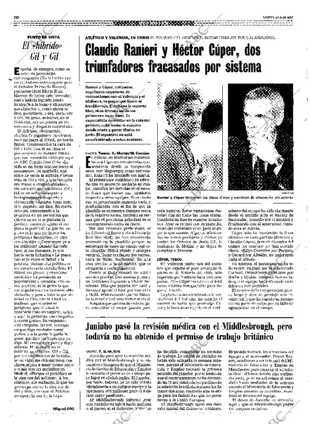 ABC MADRID 14-09-1999 página 70