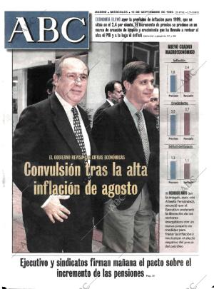 ABC MADRID 15-09-1999 página 1