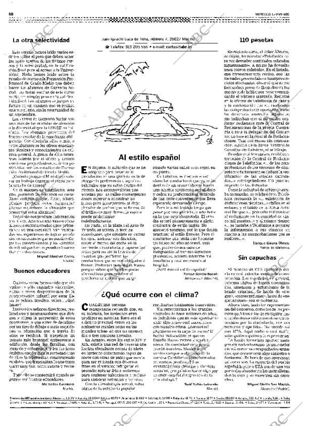 ABC MADRID 15-09-1999 página 10