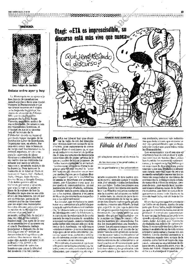ABC MADRID 15-09-1999 página 13