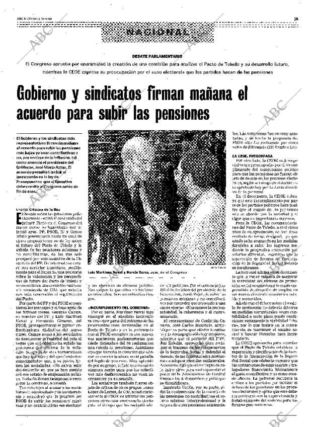 ABC MADRID 15-09-1999 página 15