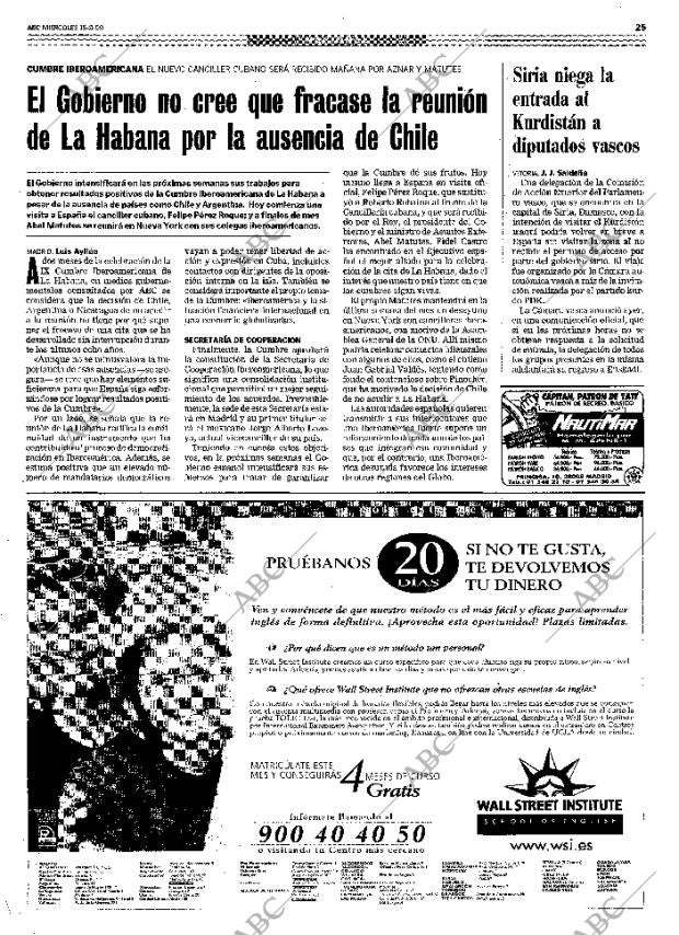 ABC MADRID 15-09-1999 página 25